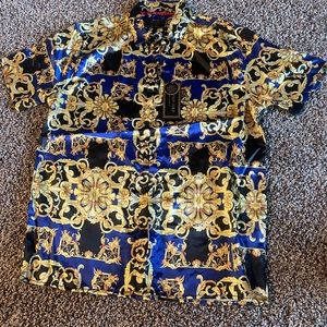 Baroque Gold Men Shirt size Medium